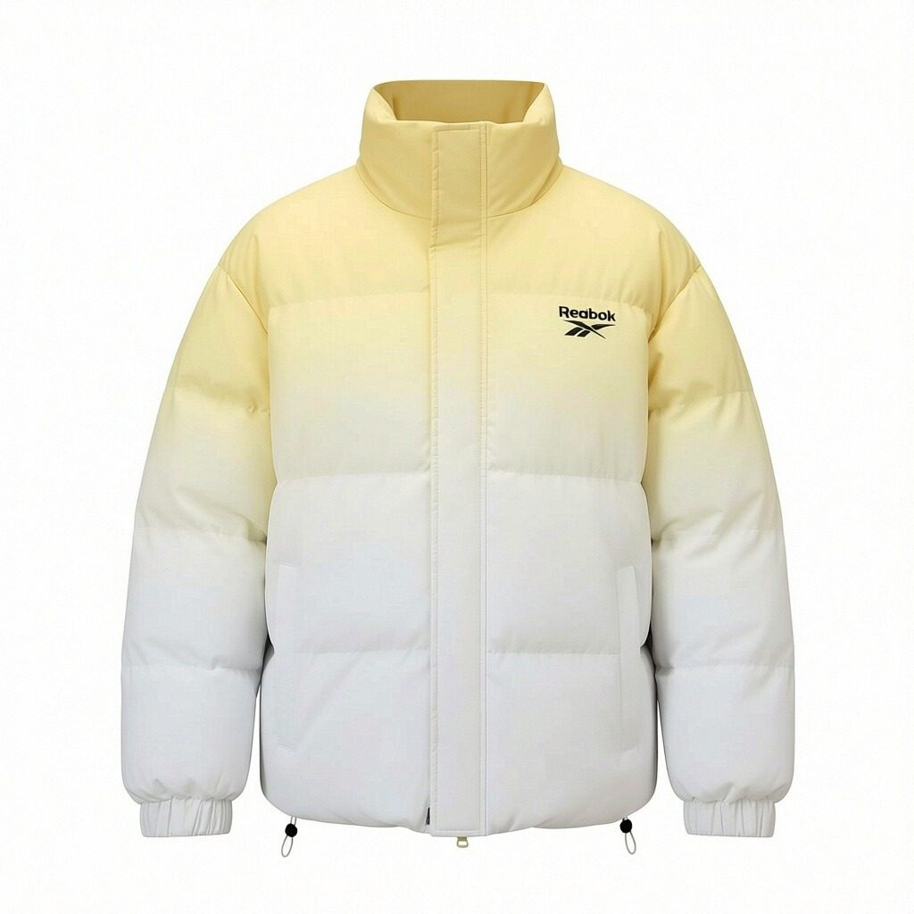 

Пуховик Unisex Stand Collar утепленный стеганый Reebok, желтый