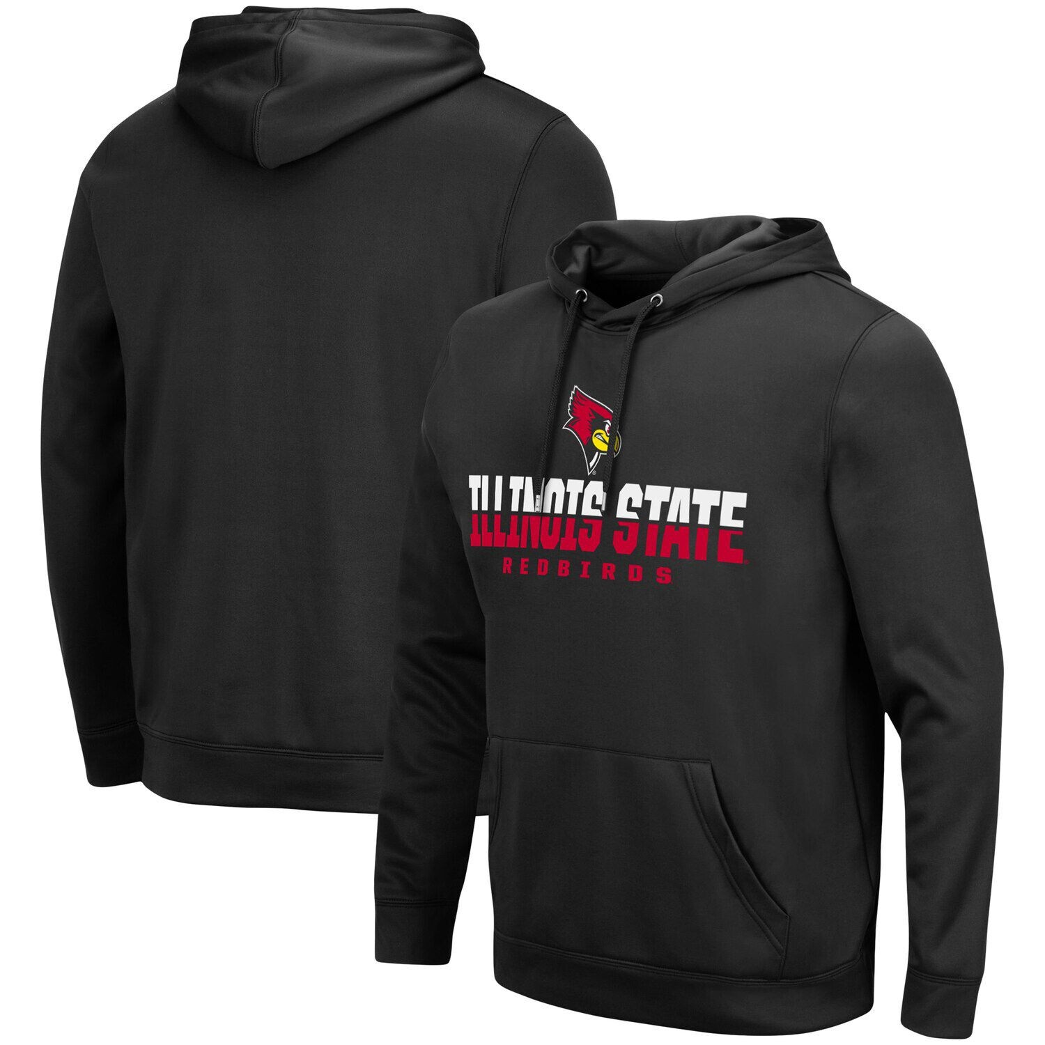 

Мужской черный пуловер с капюшоном Illinois State Redbirds Lantern Colosseum