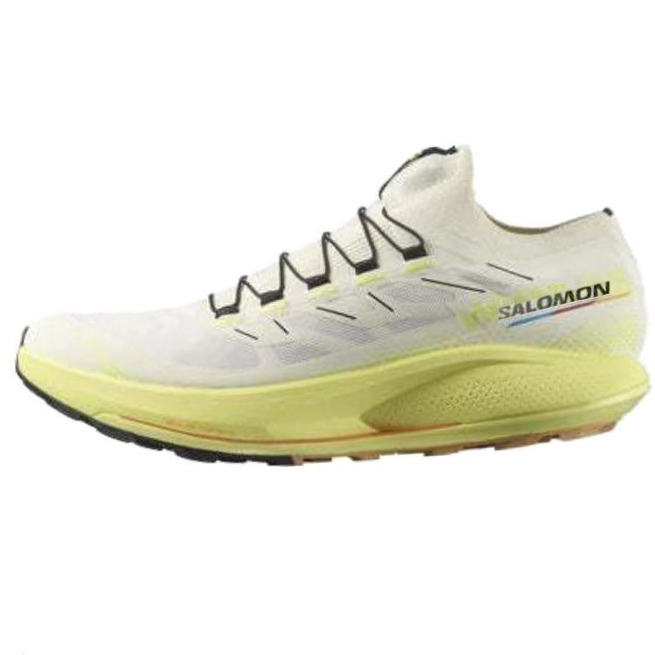 

Кроссовки для бега Pulsar Trail PRO 2 с низким верхом, нескользящие, легкие, мужские, ванильного цвета SALOMON, белый/зеленый