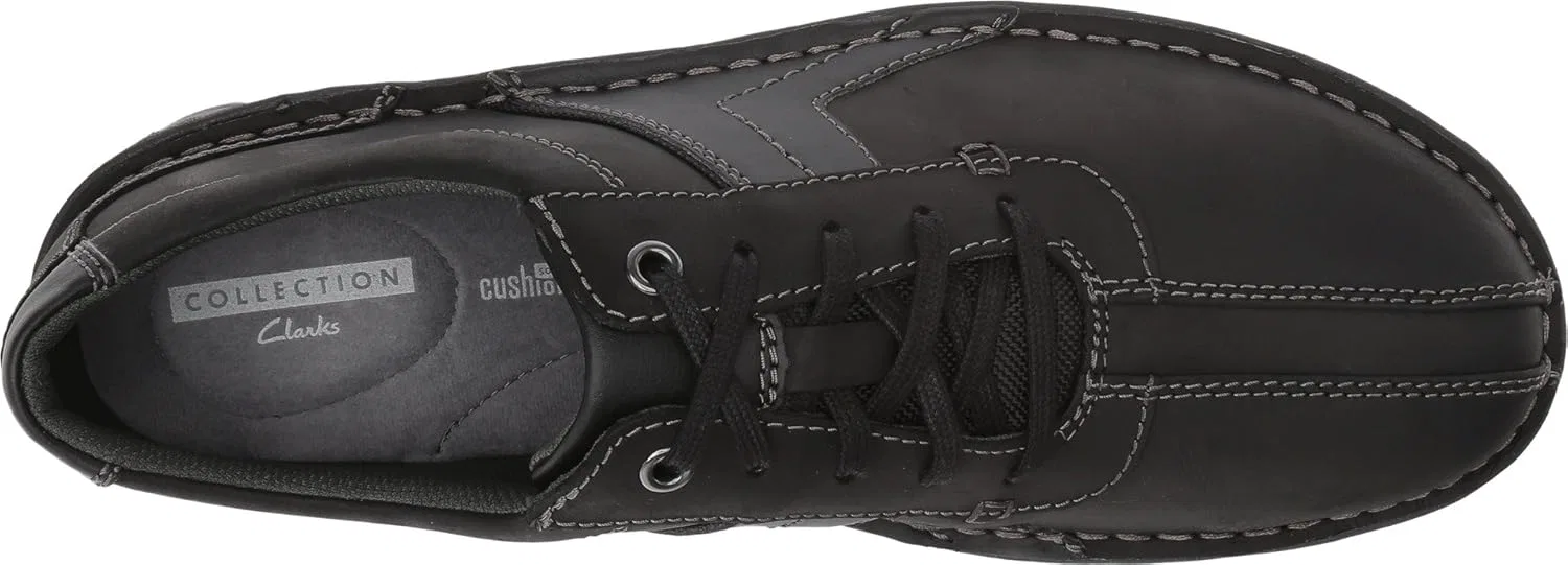 Мужские дерби Clarks Ronnie Walk, 2-Black Leather — фото 3