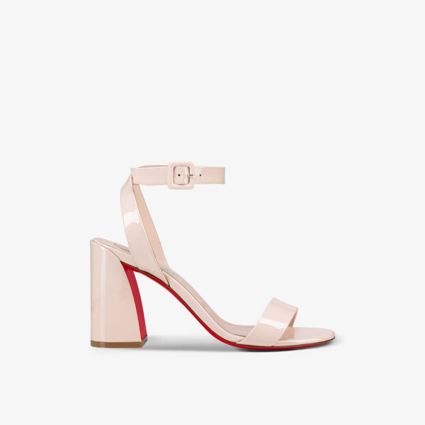 

Лакированные босоножки на каблуке Miss Sabina 85 Christian Louboutin, цвет leche