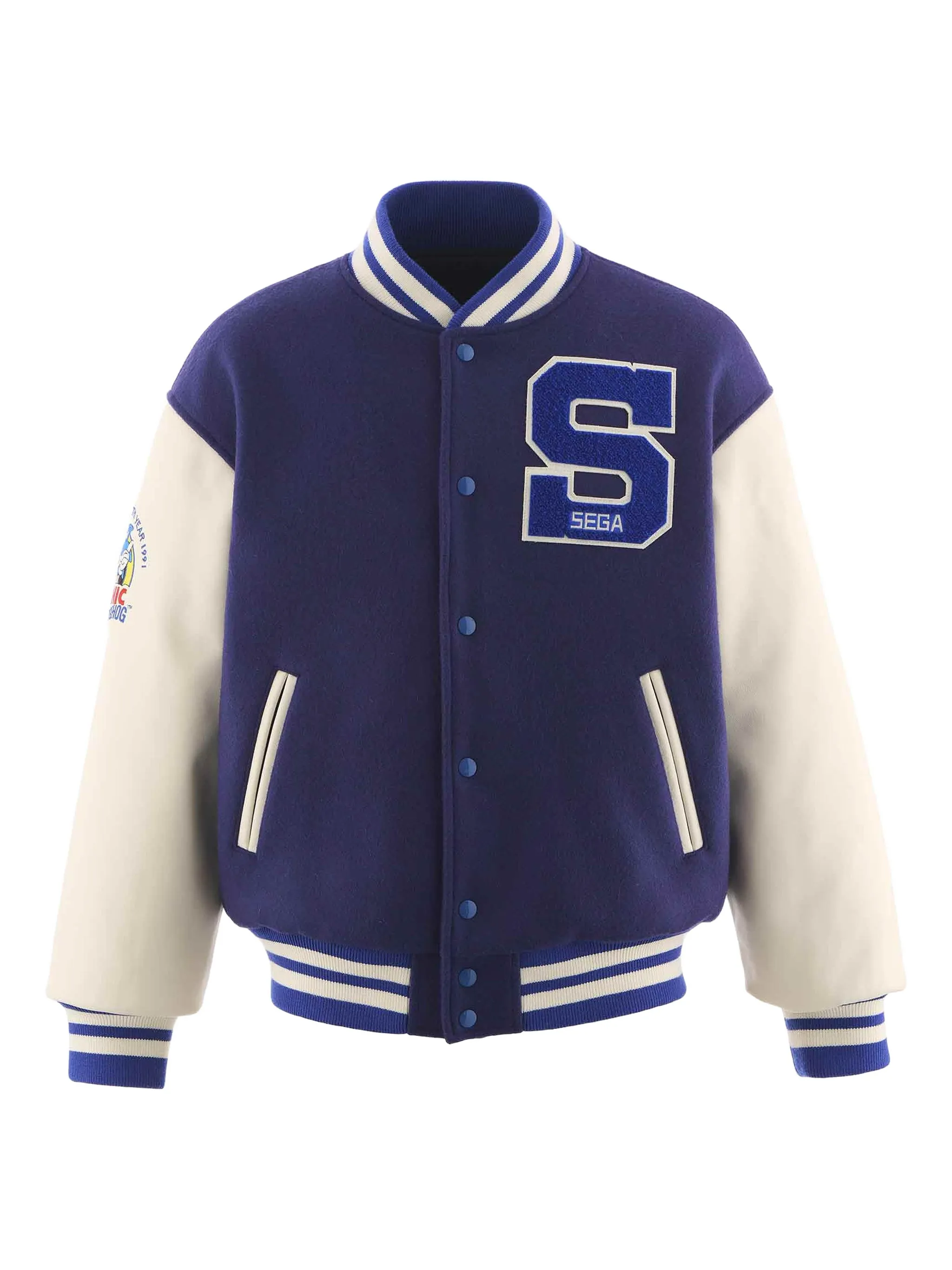 

Бомбер Sega с аппликацией Saint Mxxxxxx, синий