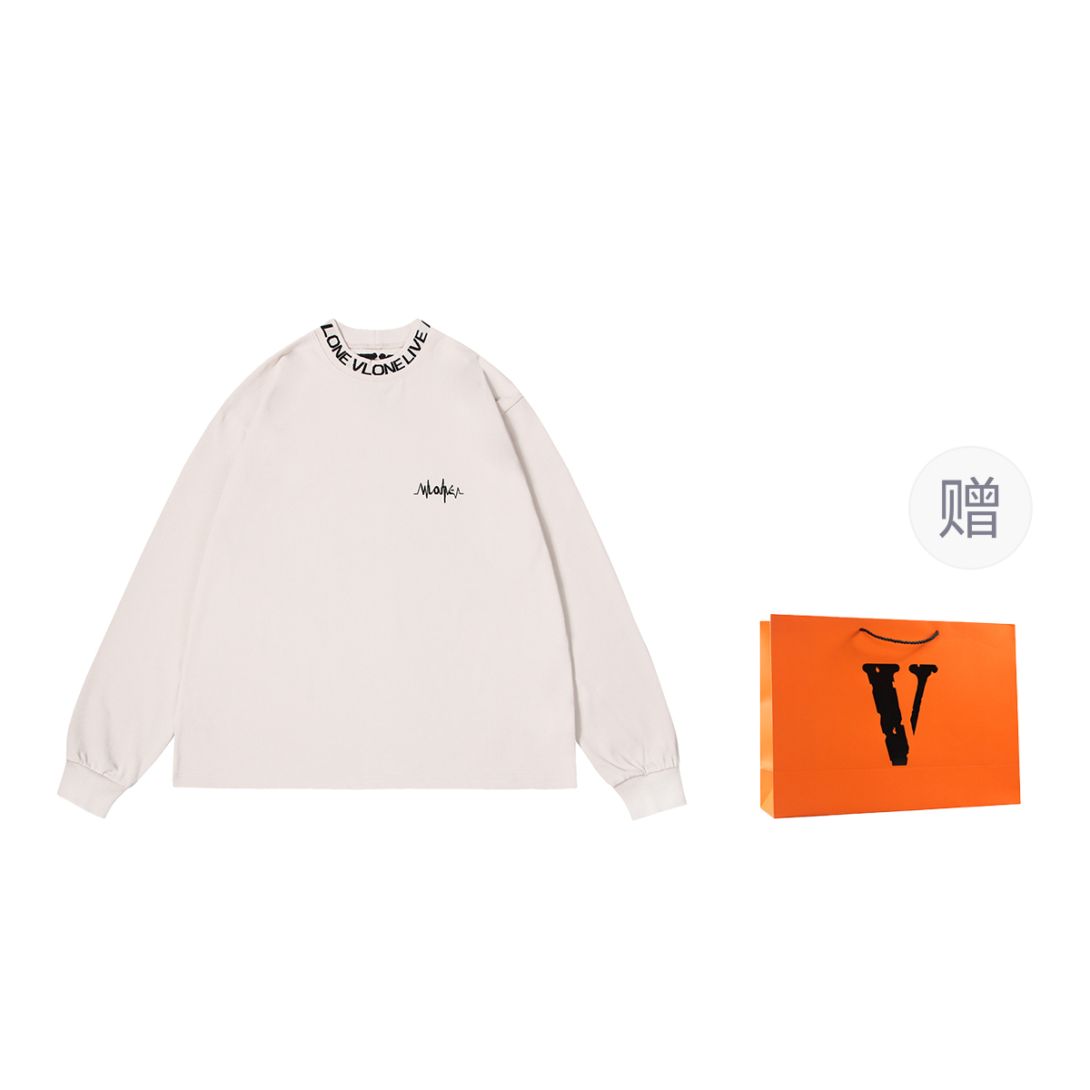 

Футболка унисекс SS24 VLONE, черно-белая
