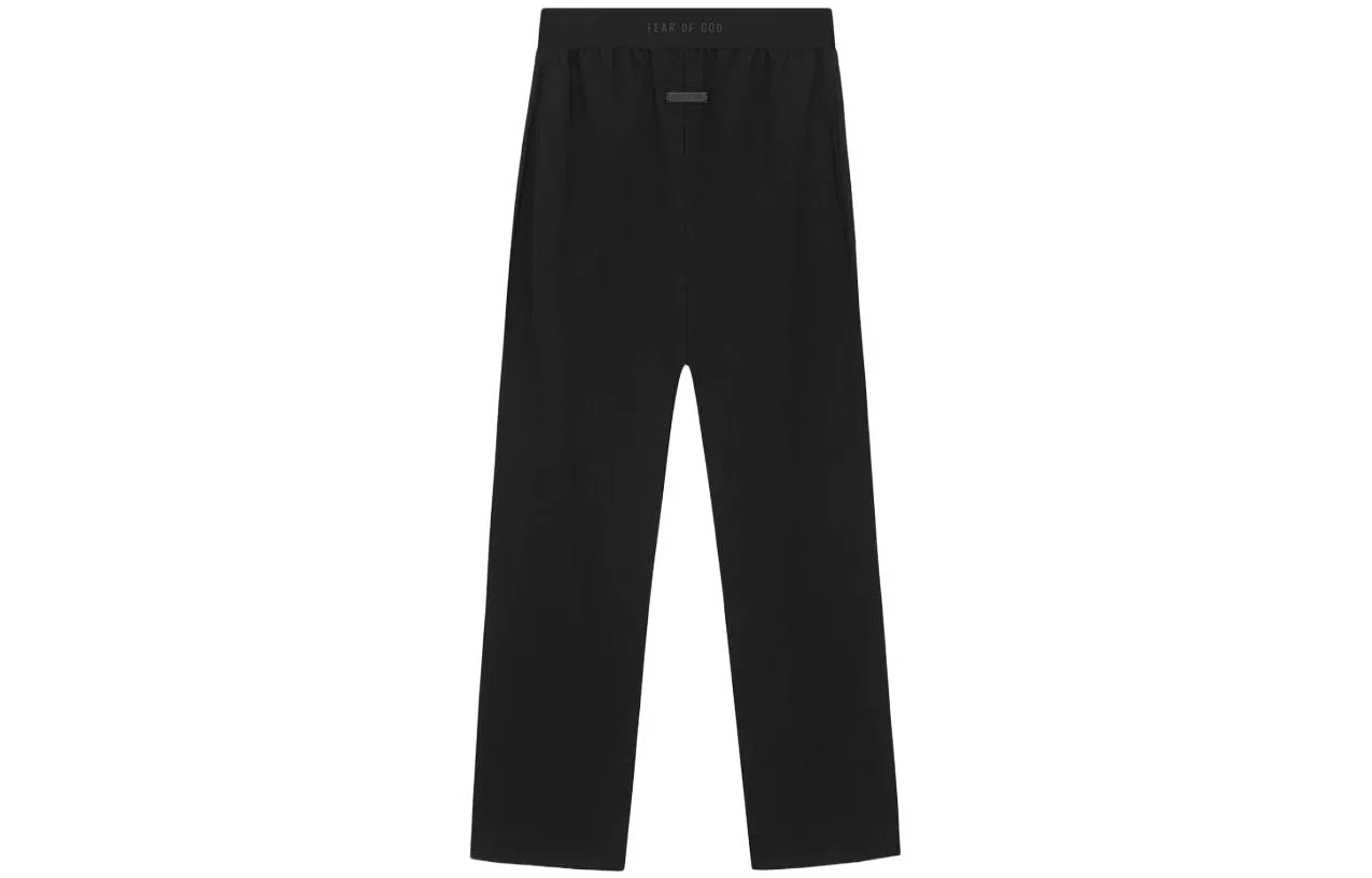 Трикотажные брюки с логотипом Fear Of God черные