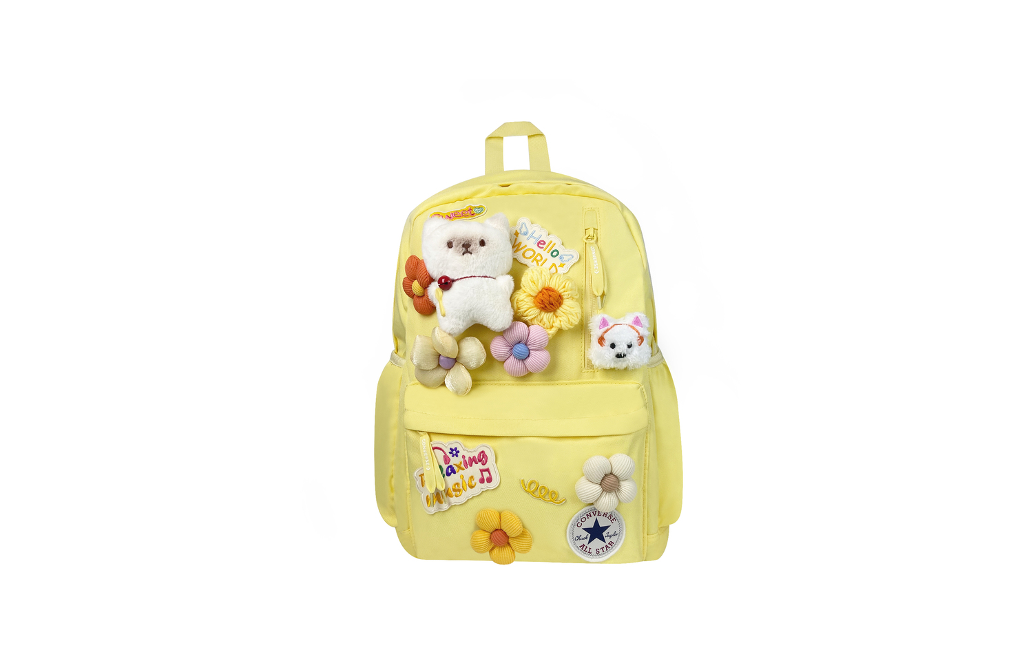 

Converse Средний унисекс рюкзак из полиэстера цвета гусиного яйца, Cute Time Design