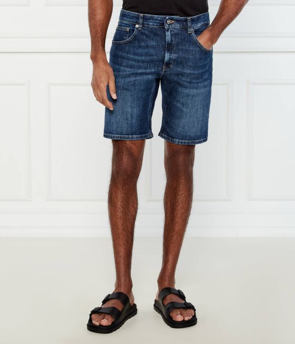 

Джинсовые шорты Дерик Regular fit Dondup - Made In Italy, синий