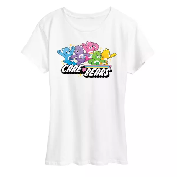 

Женская футболка с принтом Care Bears Unlock the Magic Licensed Character, белый