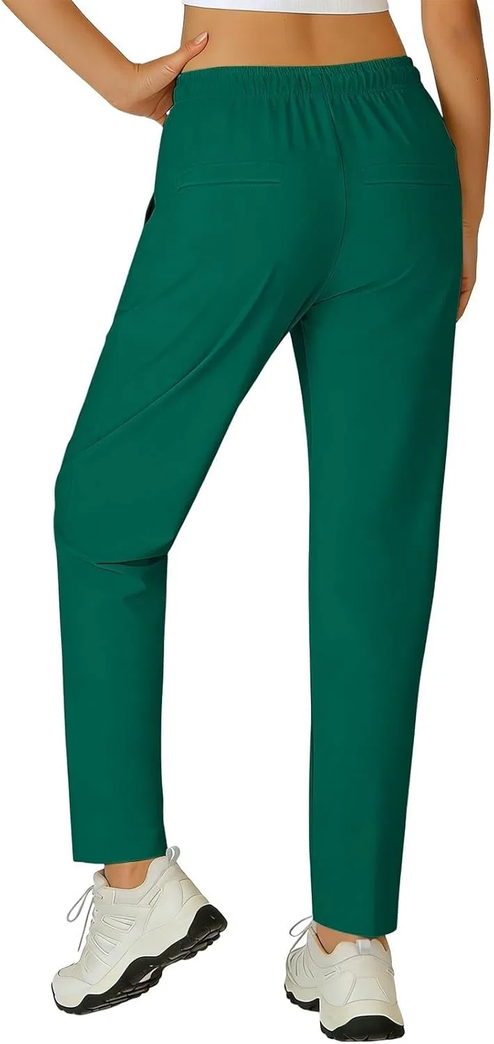 Женские активные брюки Stretch Active Pants, Quick Drying, Ice Silk, Green — фото 2