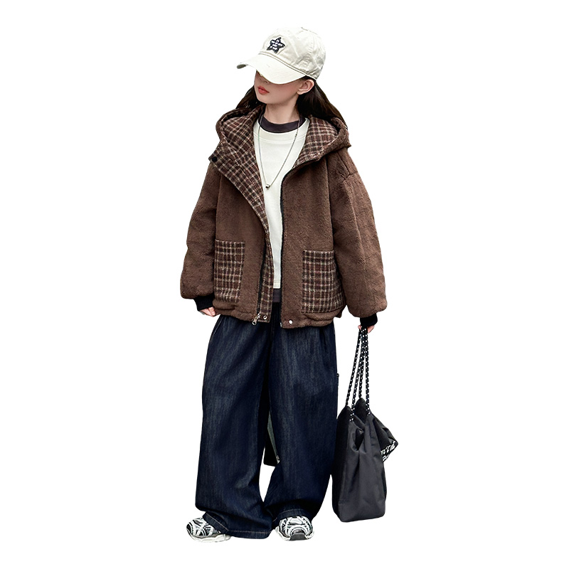 

Утепленная куртка для детей 3-7 лет PROTECTCAMEL, plaid