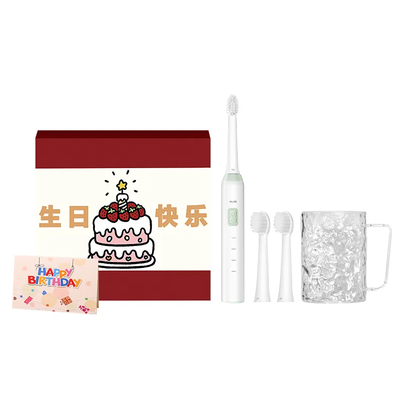 Электрическая зубная щетка AUX, A19 White-Radiant Heart Box — фото 4