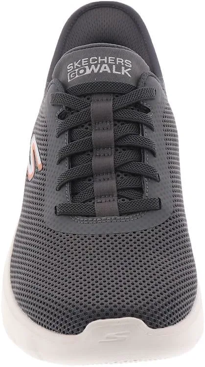 Мужские слипоны Skechers Go Walk Flex Hands Up без использования рук, серый — фото 3
