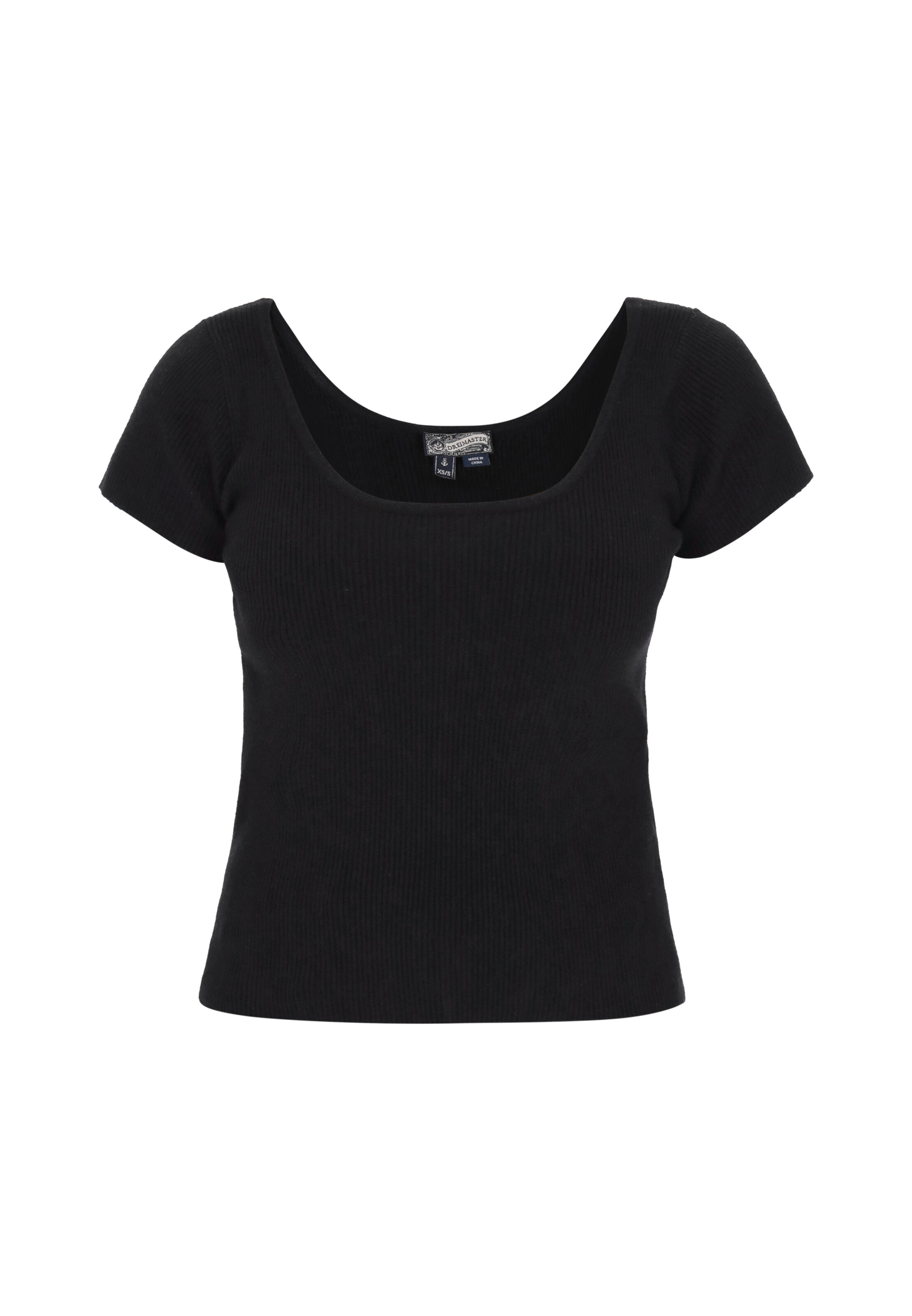 

DreiMaster Vintage Футболка в черном цвете, Черный, DreiMaster Vintage Футболка в черном цвете