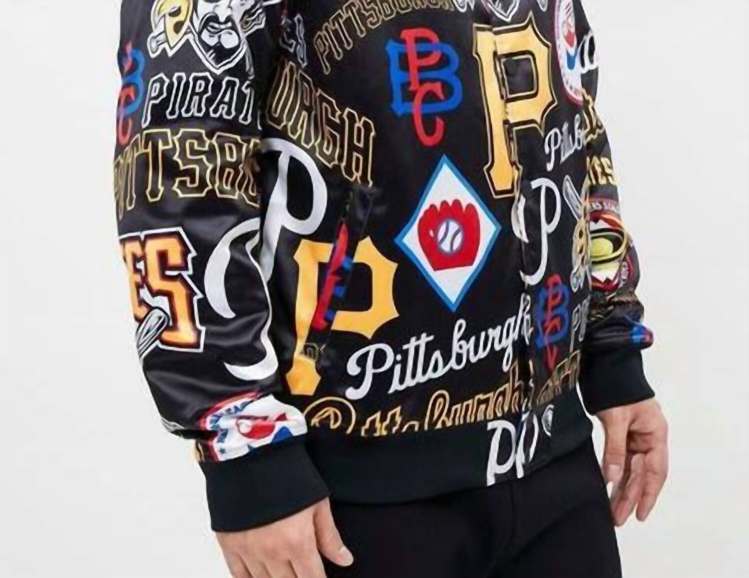 

Черная спортивная куртка Pittsburgh Pirates PRO STANDARD, черный
