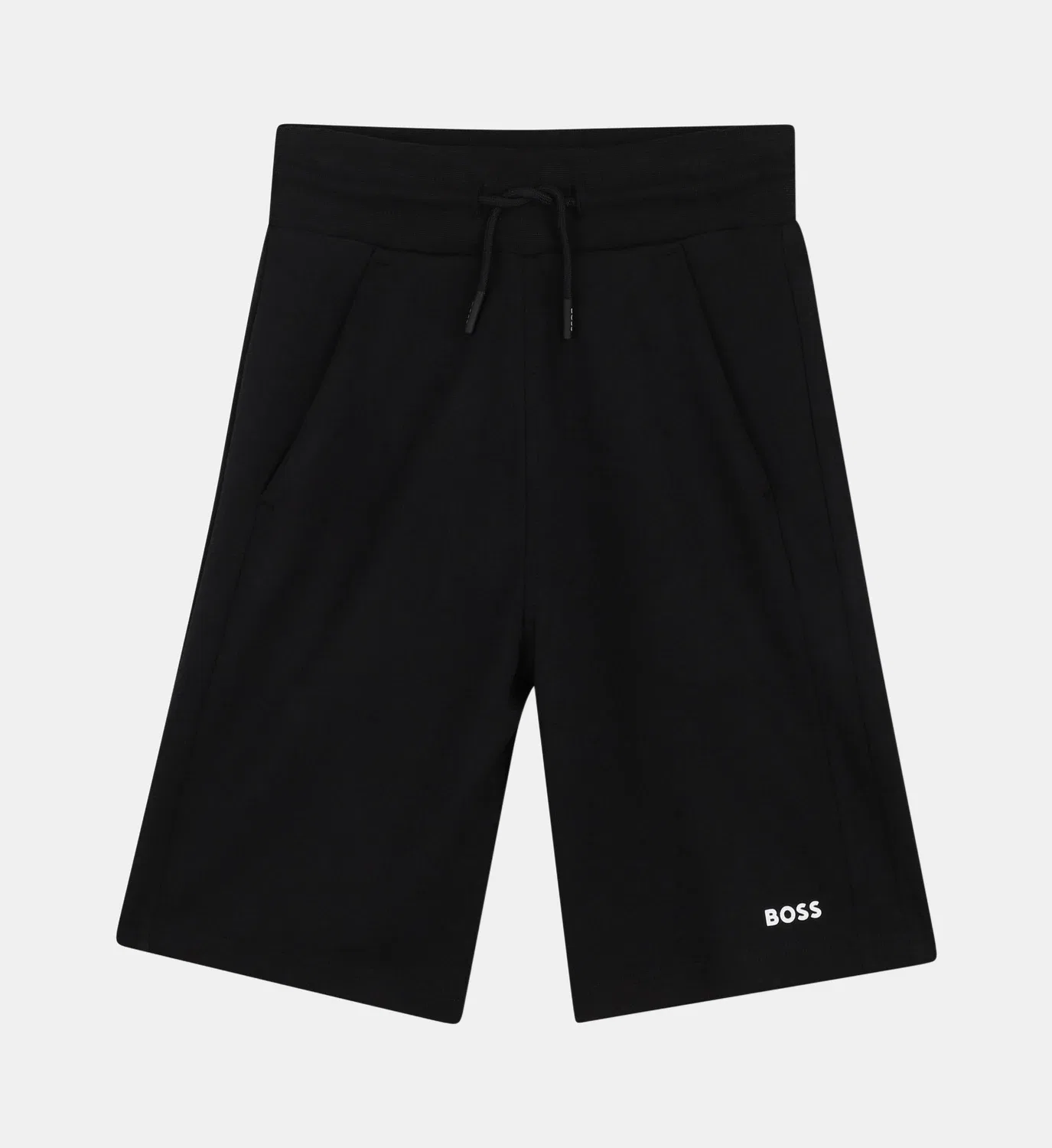 Комплект из поло и бермуд Boss Kidswear, черный — фото 4