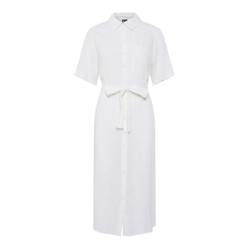 

Платье Pieces Pia short sleeve midi, белый