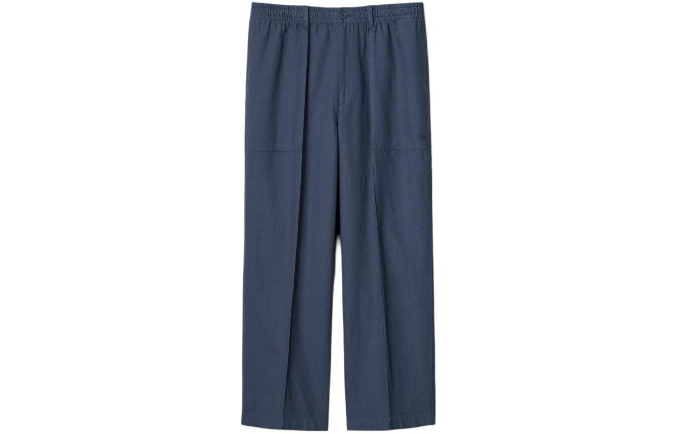 

Jw Anderson Co-Branded Series Повседневные брюки мужские Темно-синие Uniqlo, темно-синий