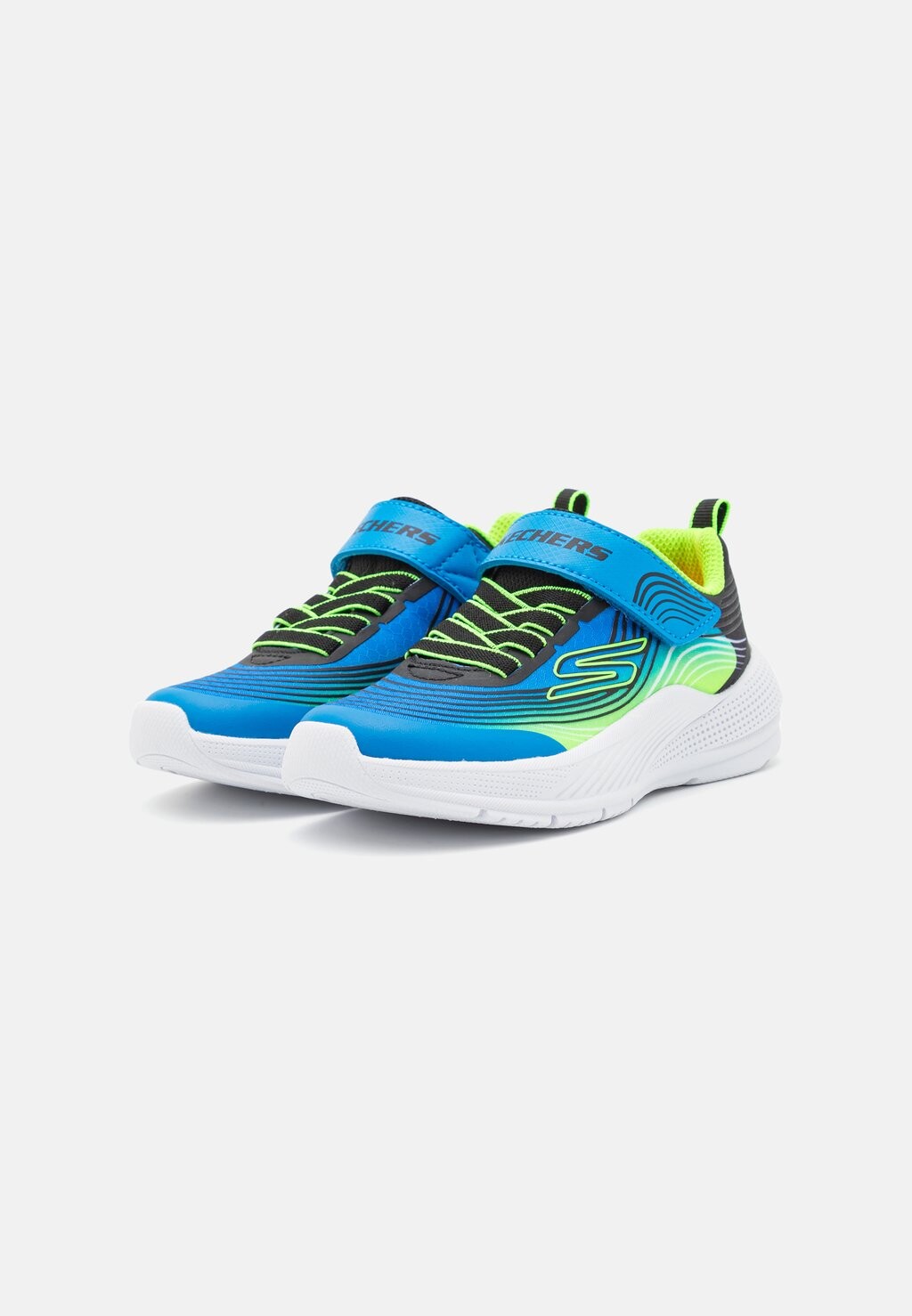 Кроссовки на шнуровке MICROSPEC ADVANCE Skechers, синий — фото 3