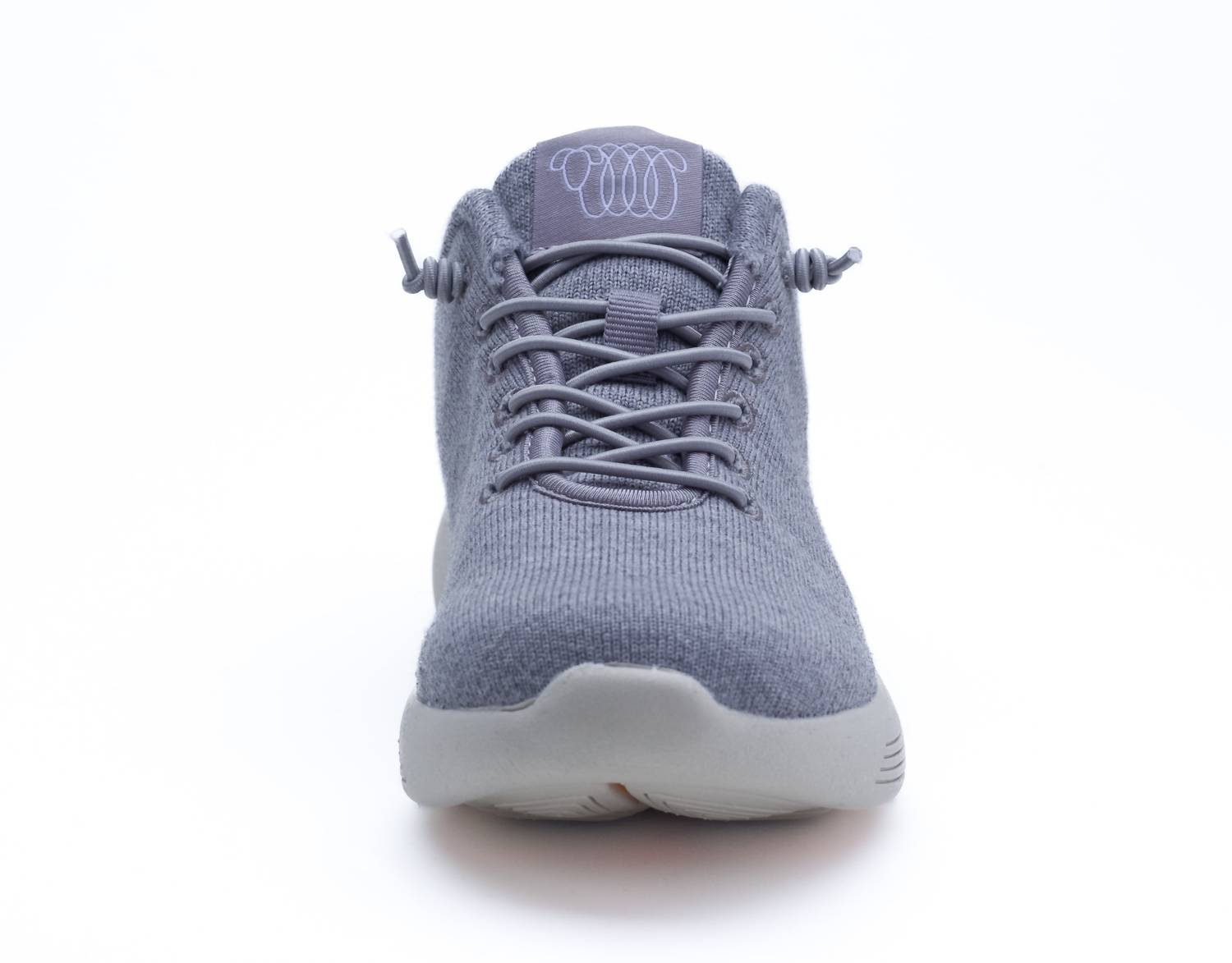 Женские кроссовки Cheviot из серой мериносовой шерсти WOOLLOOMOOLOO, цвет grey merino wool — фото 3