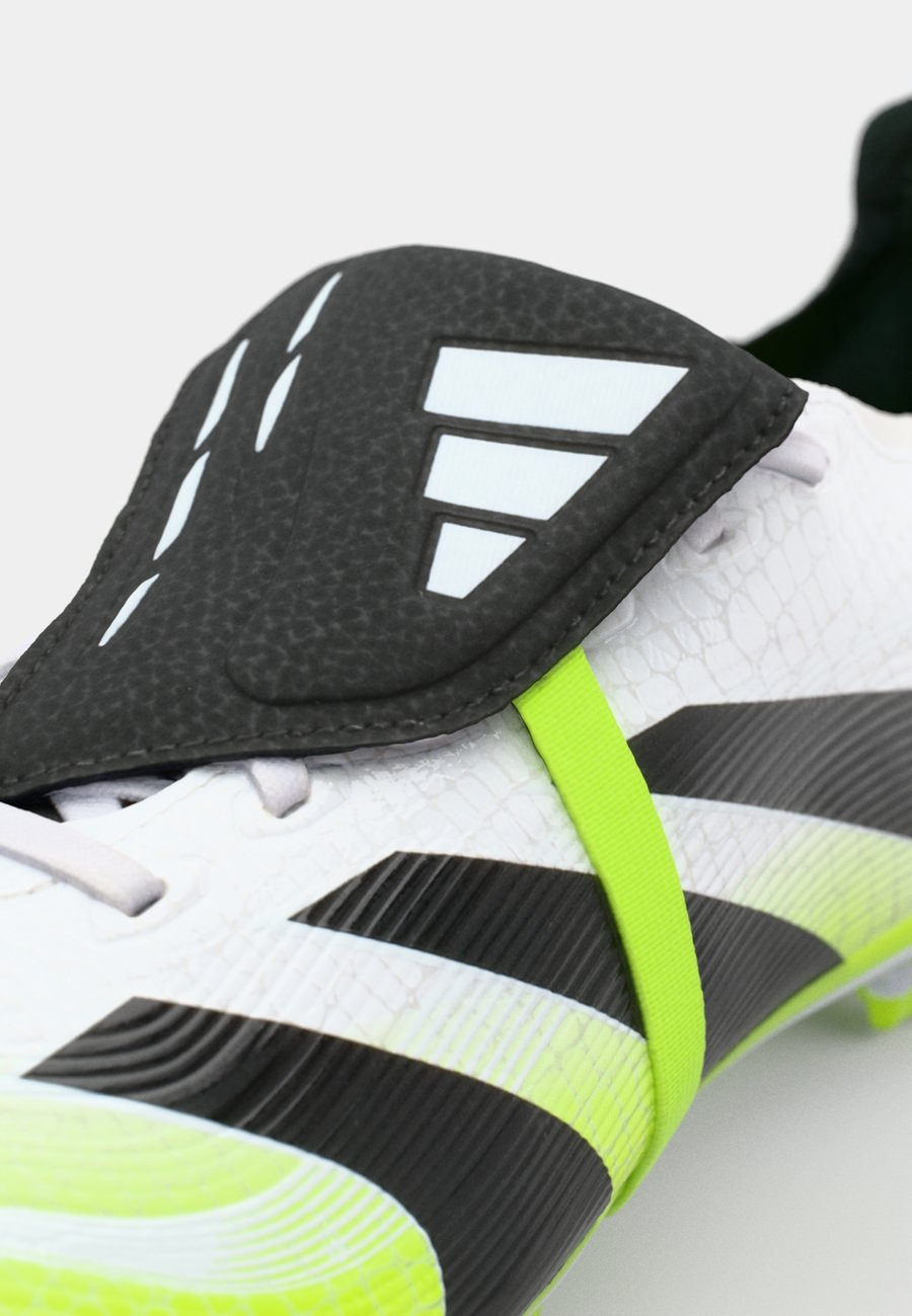 Кроссовки Adidas Performance PREDATOR LEAGUE FOLD-OVER TONGUE FIRM GROUND/MULTI GROUND FOOTBALL BOOTS, Footwear White/Core Black/Lucid Lemon/White — фото 3