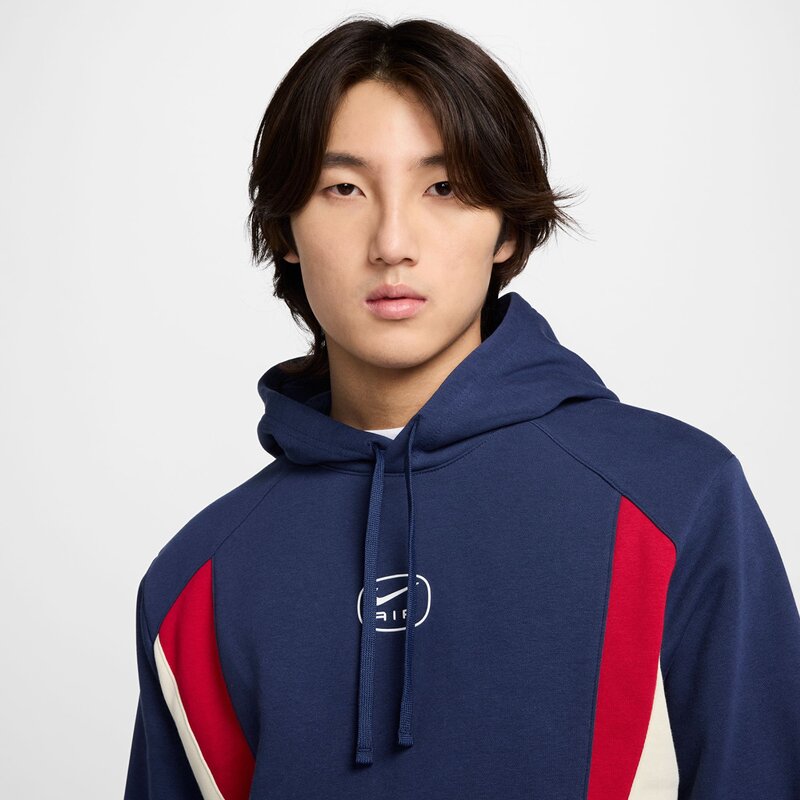 Hooded sweatshirt m nsw sw air po hoody flc bb Nike, мультиколор — фото 4