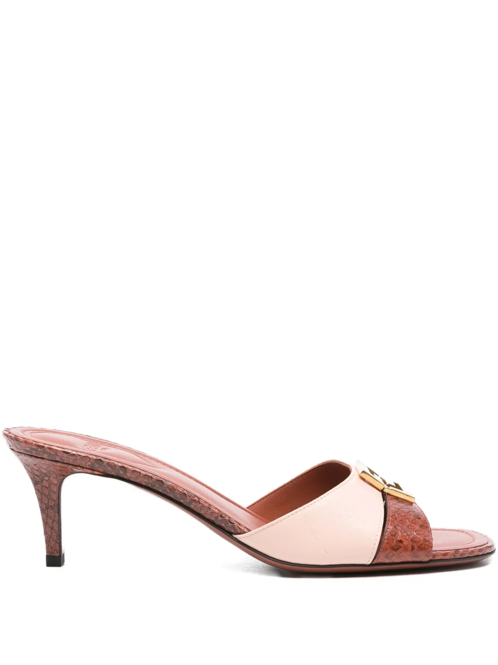 Босоножки FFold 65 FENDI, коричневый