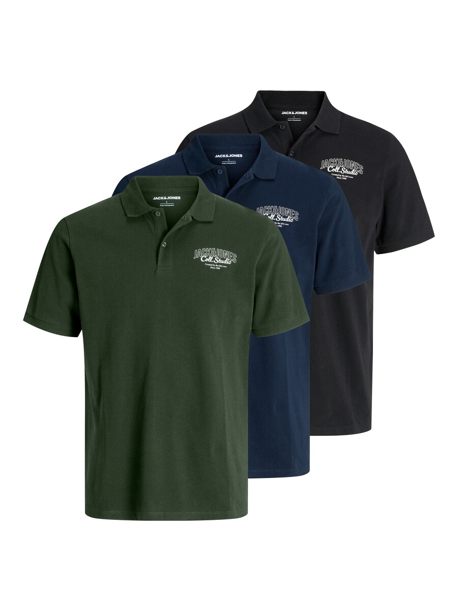 

Рубашка JACK & JONES JJMAKOTO, цвет Dark blue/Dark green/Black