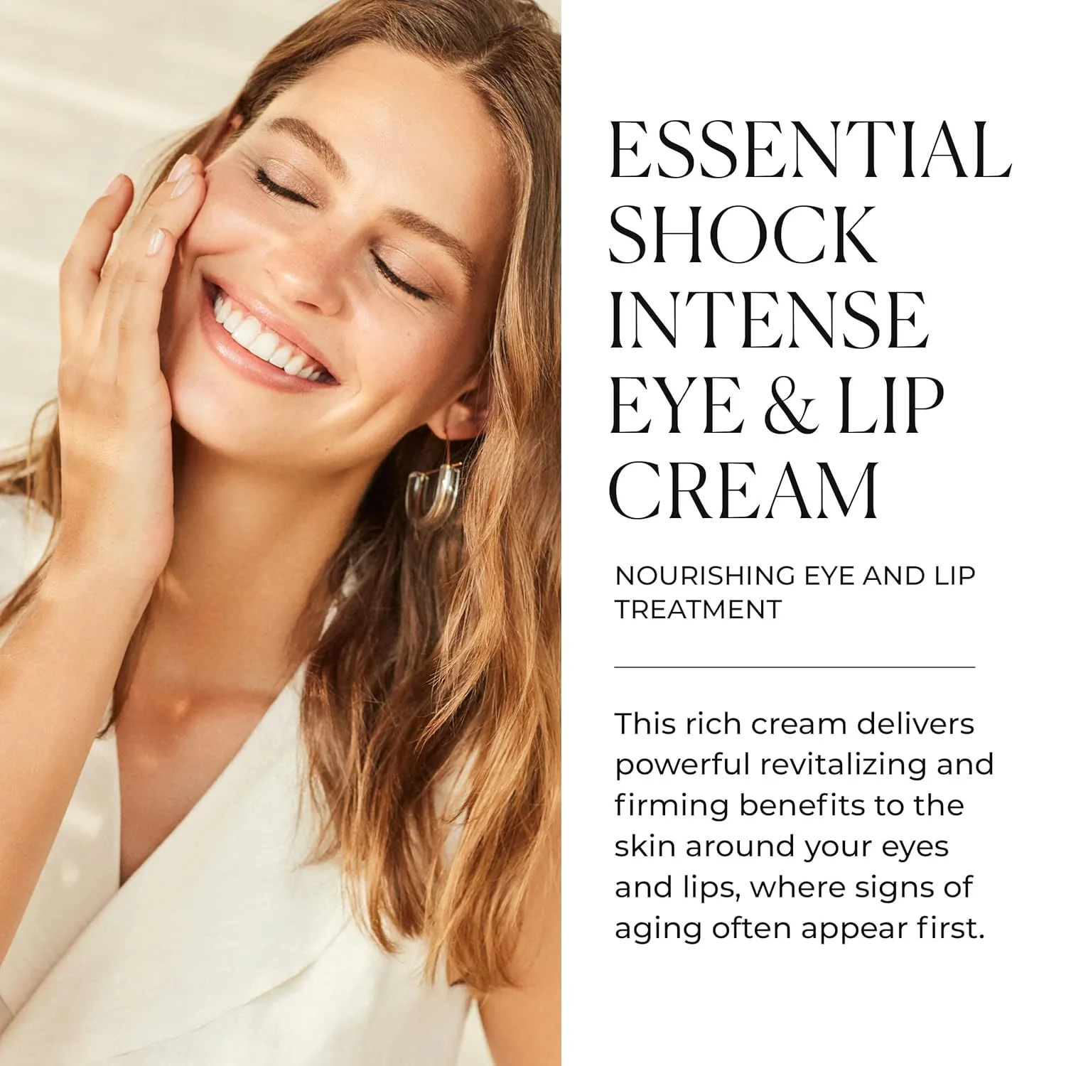 Natura Bissé Essential Shock Intense Eye & Lip Cream, питательный крем для глаз и губ, укрепляет, омолаживает и оживляет кожу, подходит для всех типов кожи, 0,5 унции — фото 2
