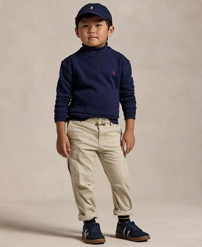 

Брюки-карго стрейч-чинос для малышей и маленьких мальчиков Polo Ralph Lauren, синий