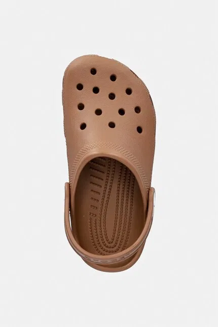 Сандалии-шлепанцы детские Classic Clog Crocs, коричневый — фото 4