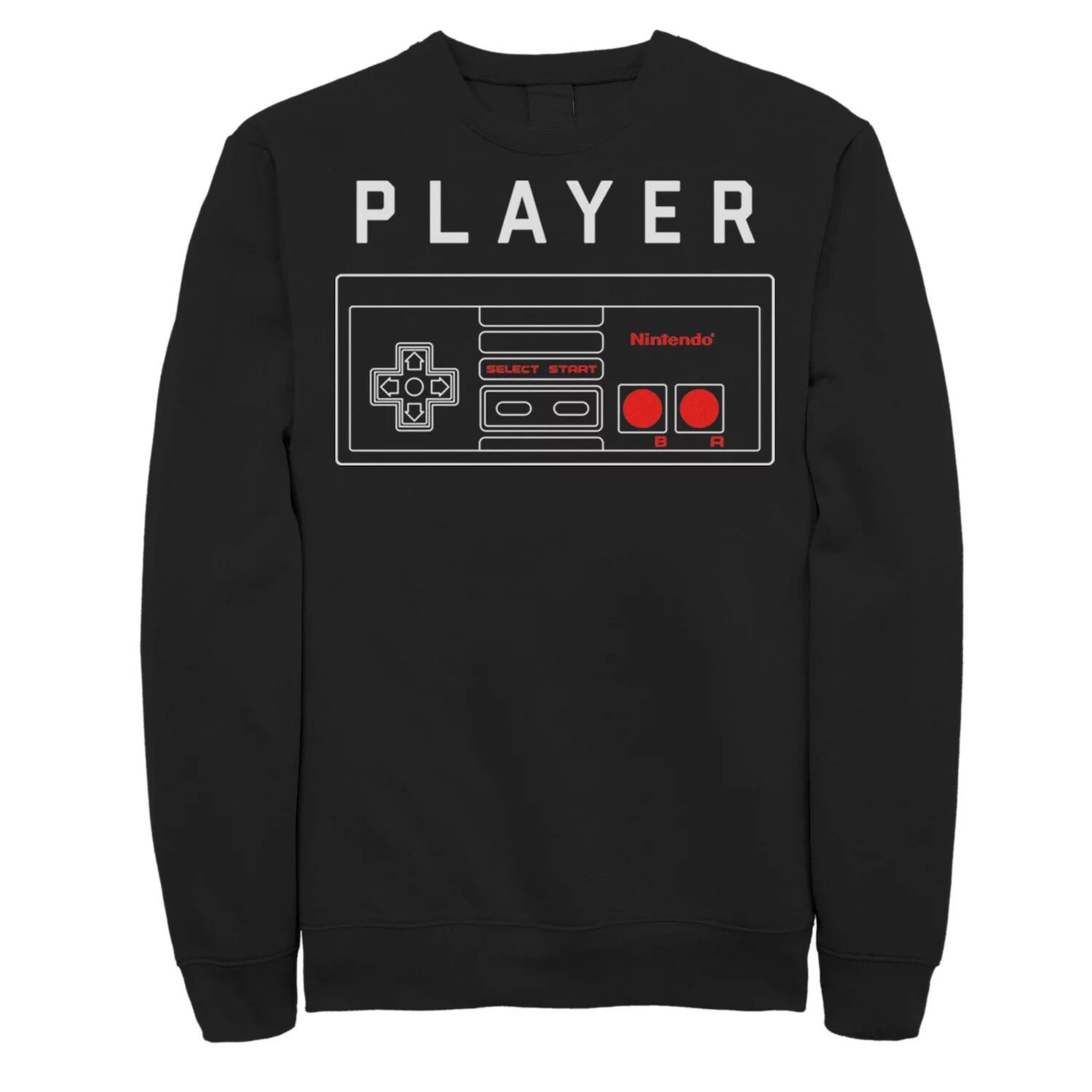 

Мужская толстовка с контуром контроллера Nintendo Player One Licensed Character