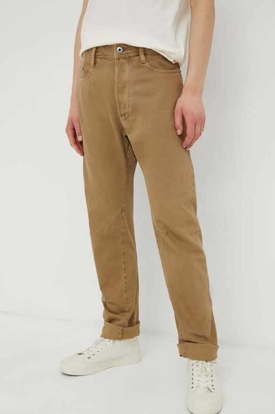 

Хлопковые брюки G-Star Raw, бежевый