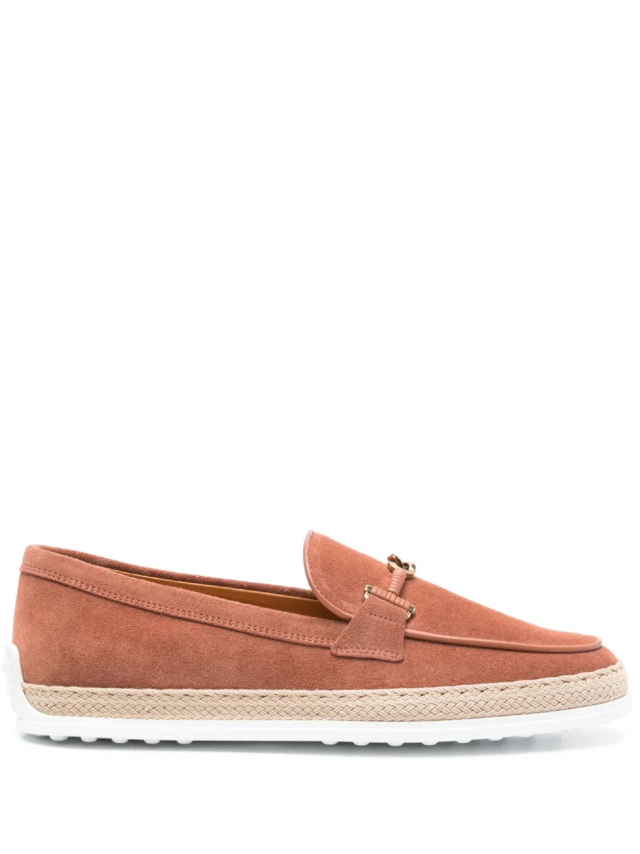 Tod's лоферы Gomma, коричневый