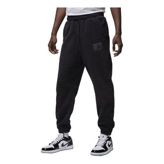 

Брюки essentials men's fleece winter trousers 'black' Air Jordan, черный