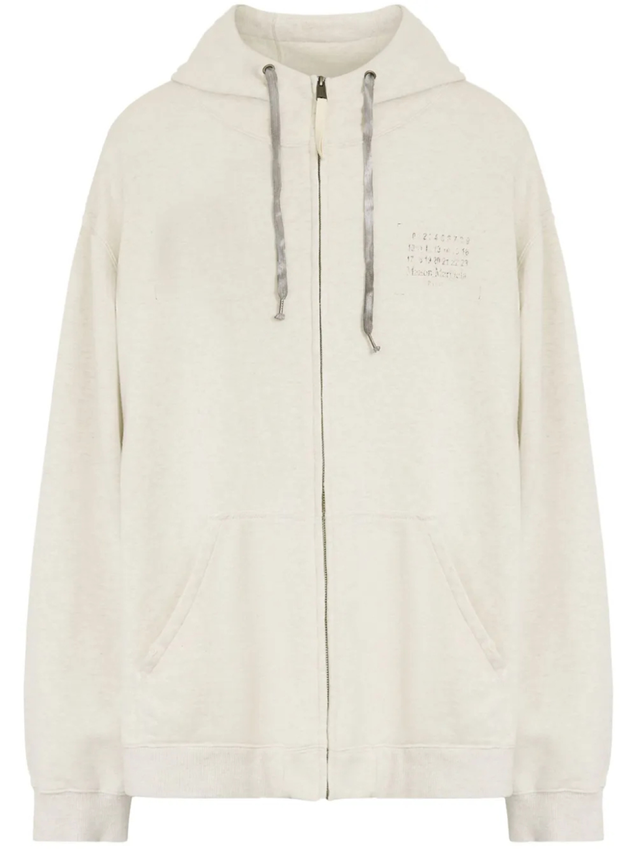 

Maison Margiela худи с кулиской, нейтральный
