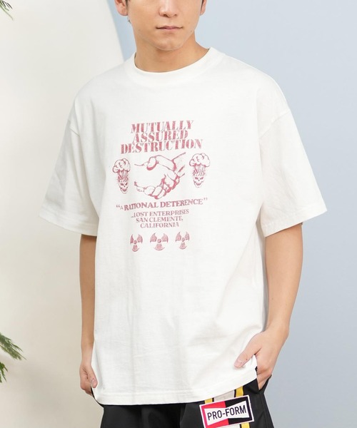 

Футболка с коротким рукавом унисекс с принтом Lost, цвет слоновая кость