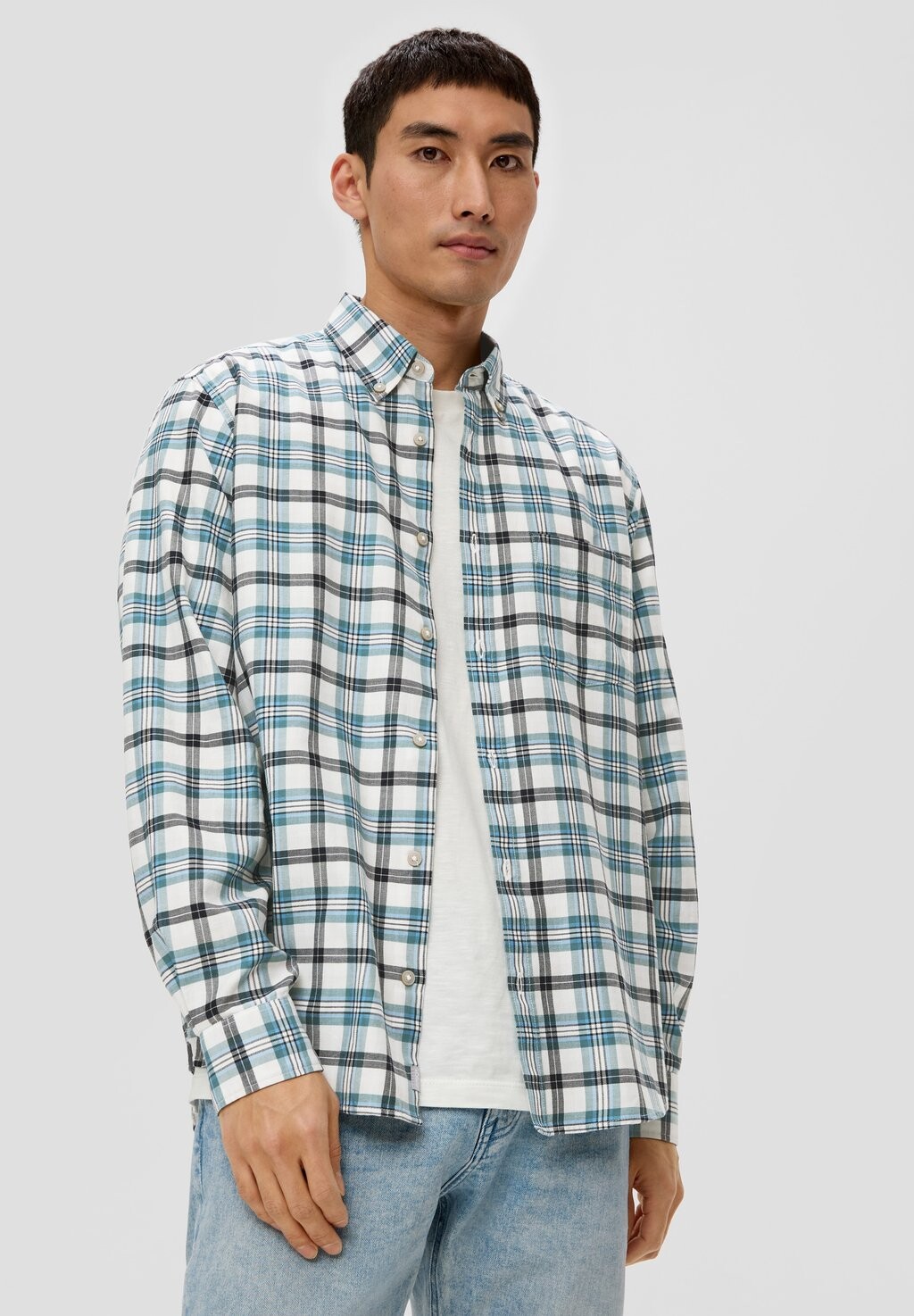 

Рубашка REGULAR BUTTON DOWN s.Oliver, цвет weiß