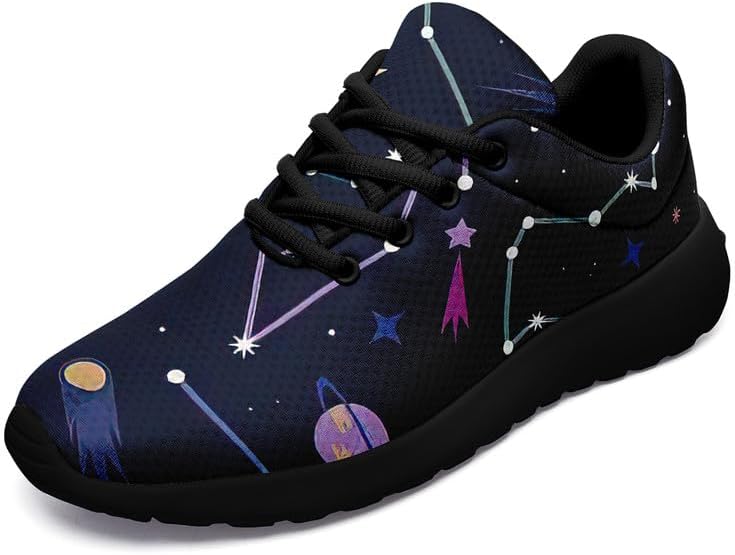 

Мужские кроссовки Sky Moon, модные женские кроссовки Sun для бега, тенниса и ходьбы, уличная обувь Sky, дышащая, легкая, унисекс, с узором Star Awsole, черный