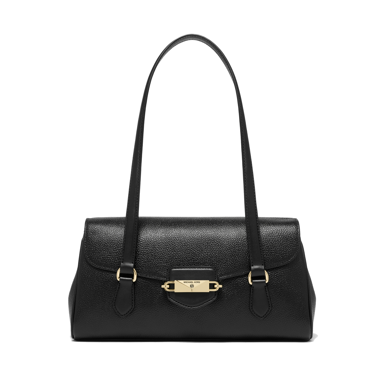 

Сумка-тоут Fleather из кожи, шоппер, через плечо, женская среднего размера черная MICHAEL KORS