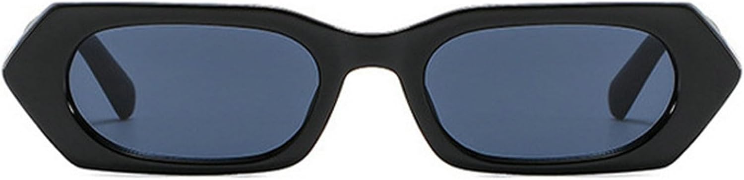 

Солнцезащитные очки в винтажной оправе неправильной квадратной формы, маленькие, для женщин и мужчин, роскошные солнцезащитные очки с заклепками, популярные в стиле панк для активного отдыха mincl, Black