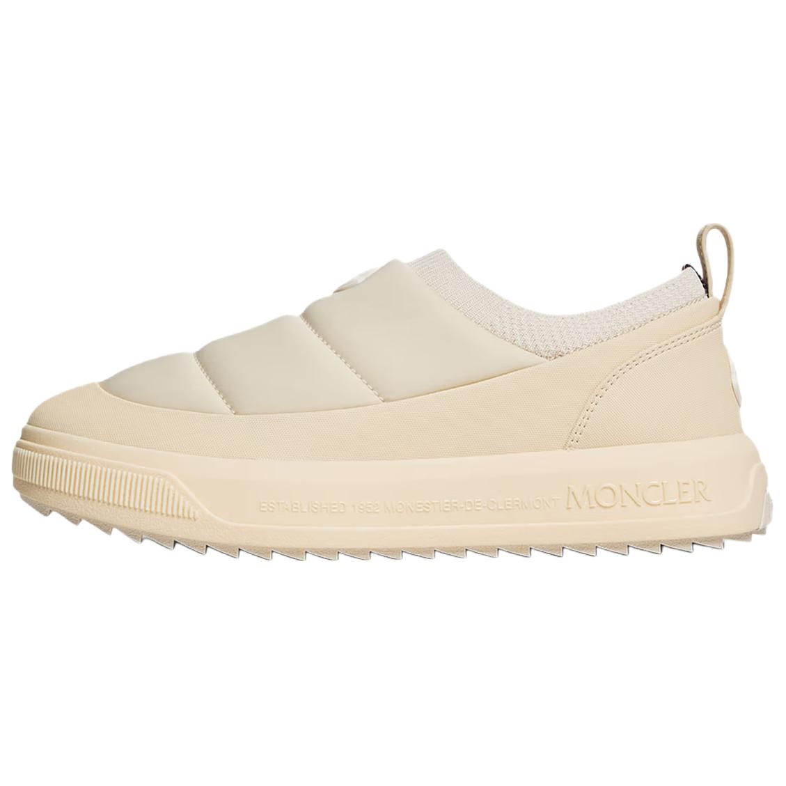 Moncler Женские повседневные туфли Altive, светло-бежевые, высота 4,2 см