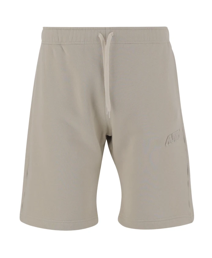 

Бежевые хлопковые шорты на шнуровке Autry, бежевый