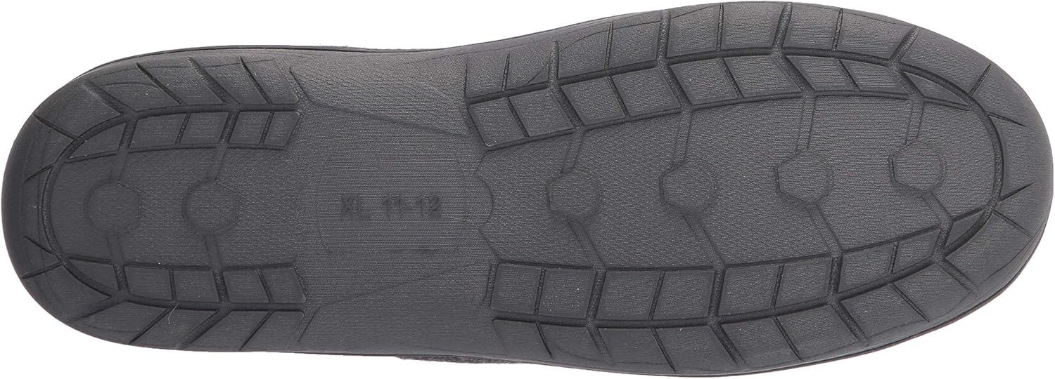 Мужские домашние тапочки Haggar Venetian Slipper для дома и улицы с комфортом из пены с эффектом памяти, серый — фото 4