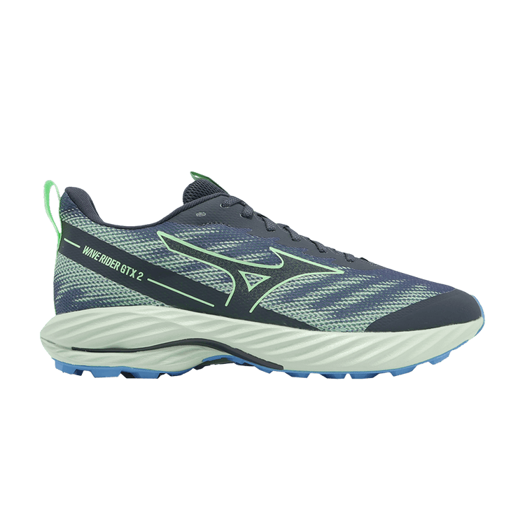 

Кроссовки Wave Rider GORE-TEX 2 Super Wide 'Vintage Indigo Neo Mint', синий