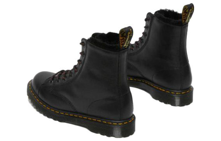 Мужские ботинки Dr. Martens Barton кожаные с утепленной подкладкой, черный — фото 3