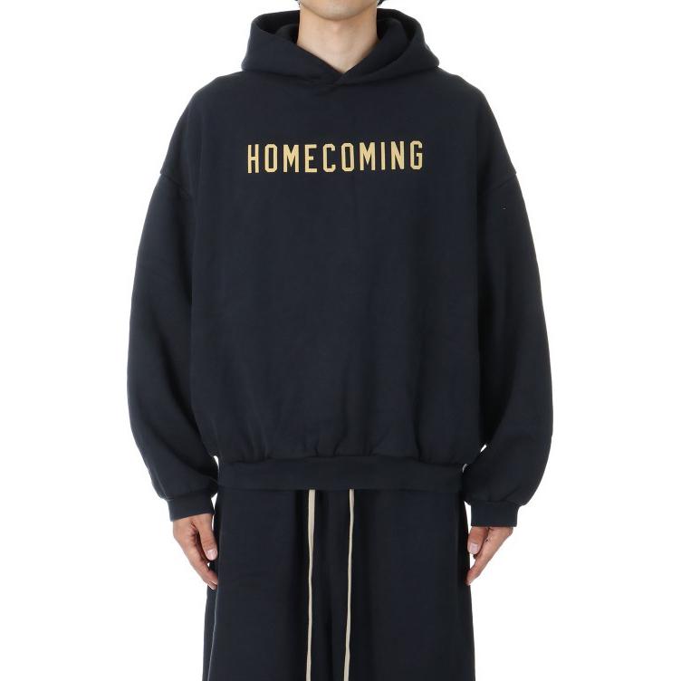 Толстовка с принтом логотипа Fear Of God Essentials, Обсидиановый черный/Черный — фото 4
