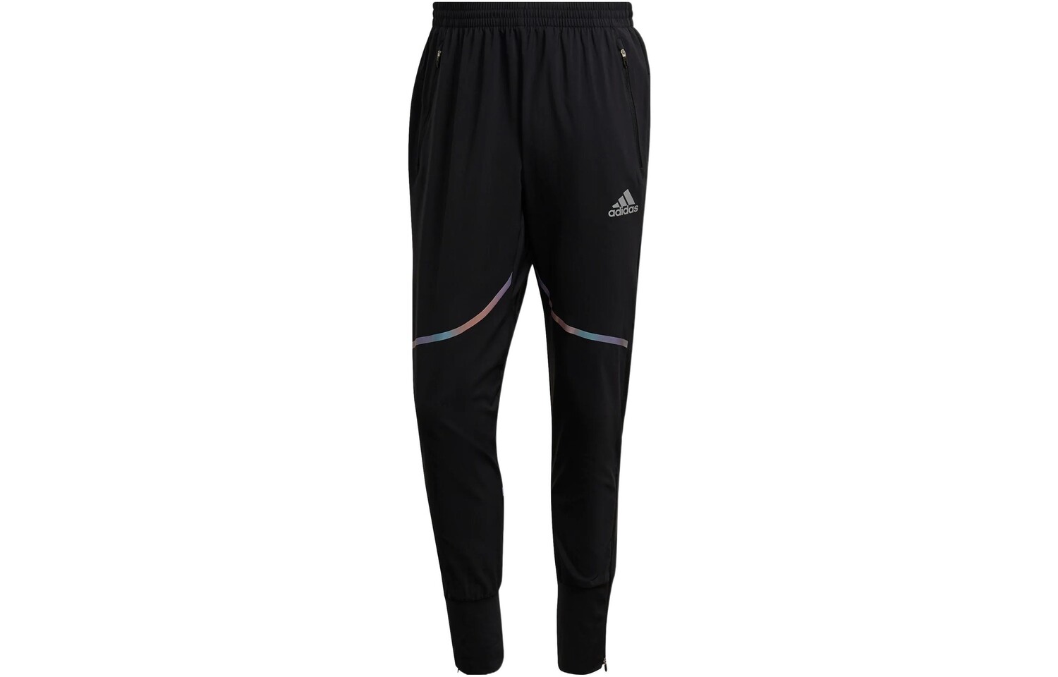 

Трикотажные спортивные штаны мужские черные Adidas, черный