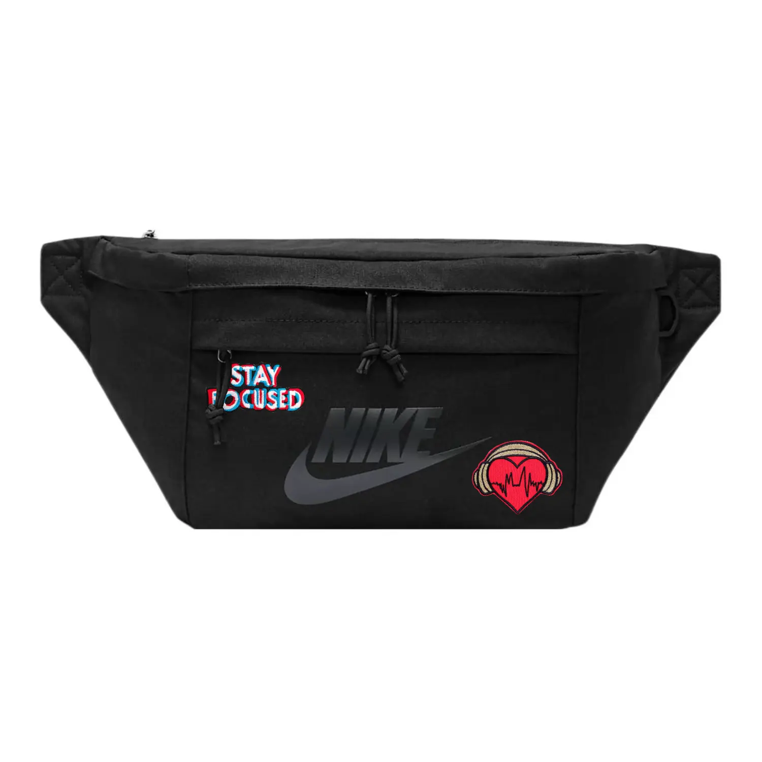 

Nike Тканевая поясная сумка Regular Unisex черная, Heart