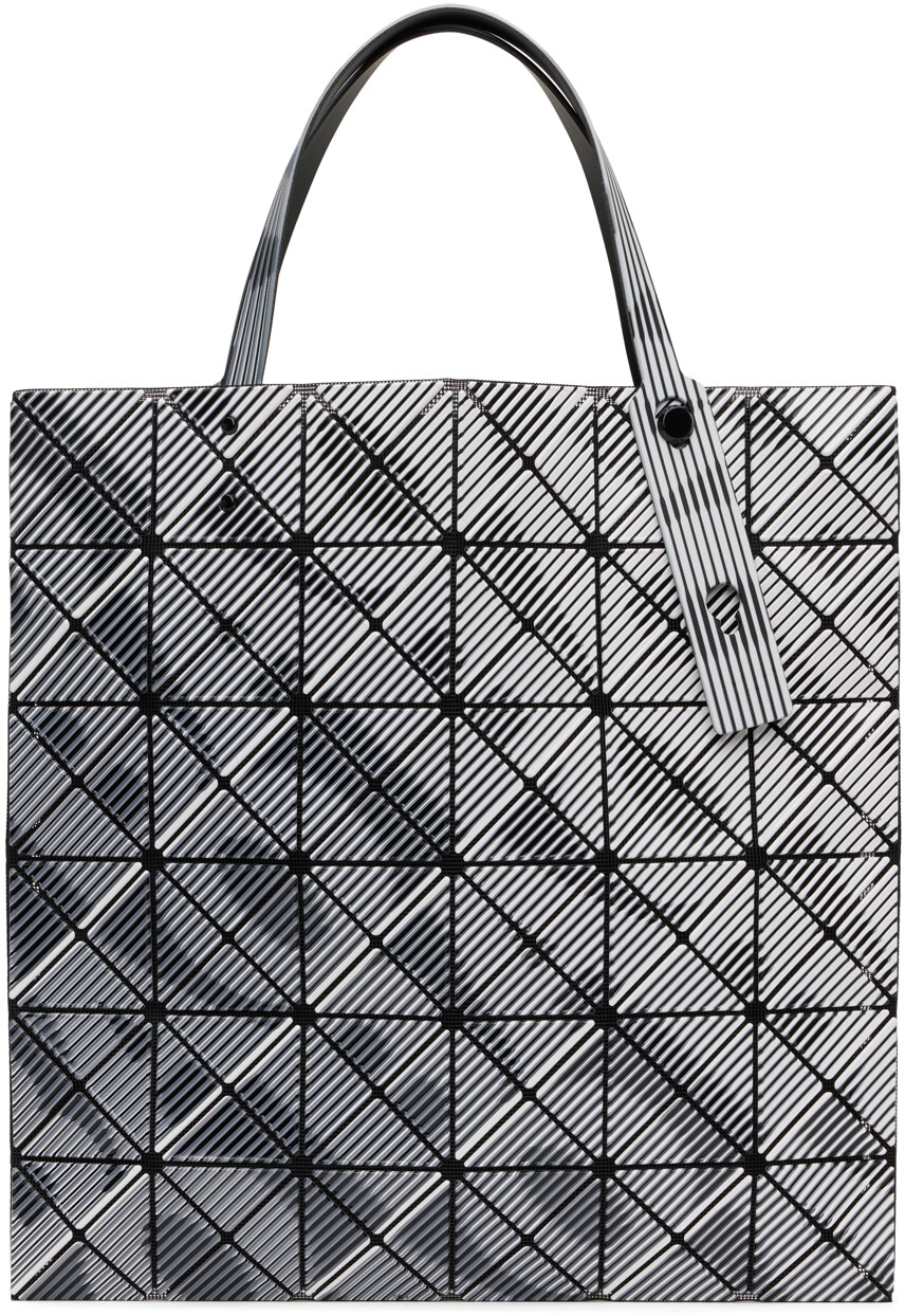 

Сумка-тоут Beam черного и белого цвета BAO BAO ISSEY MIYAKE, Monotone