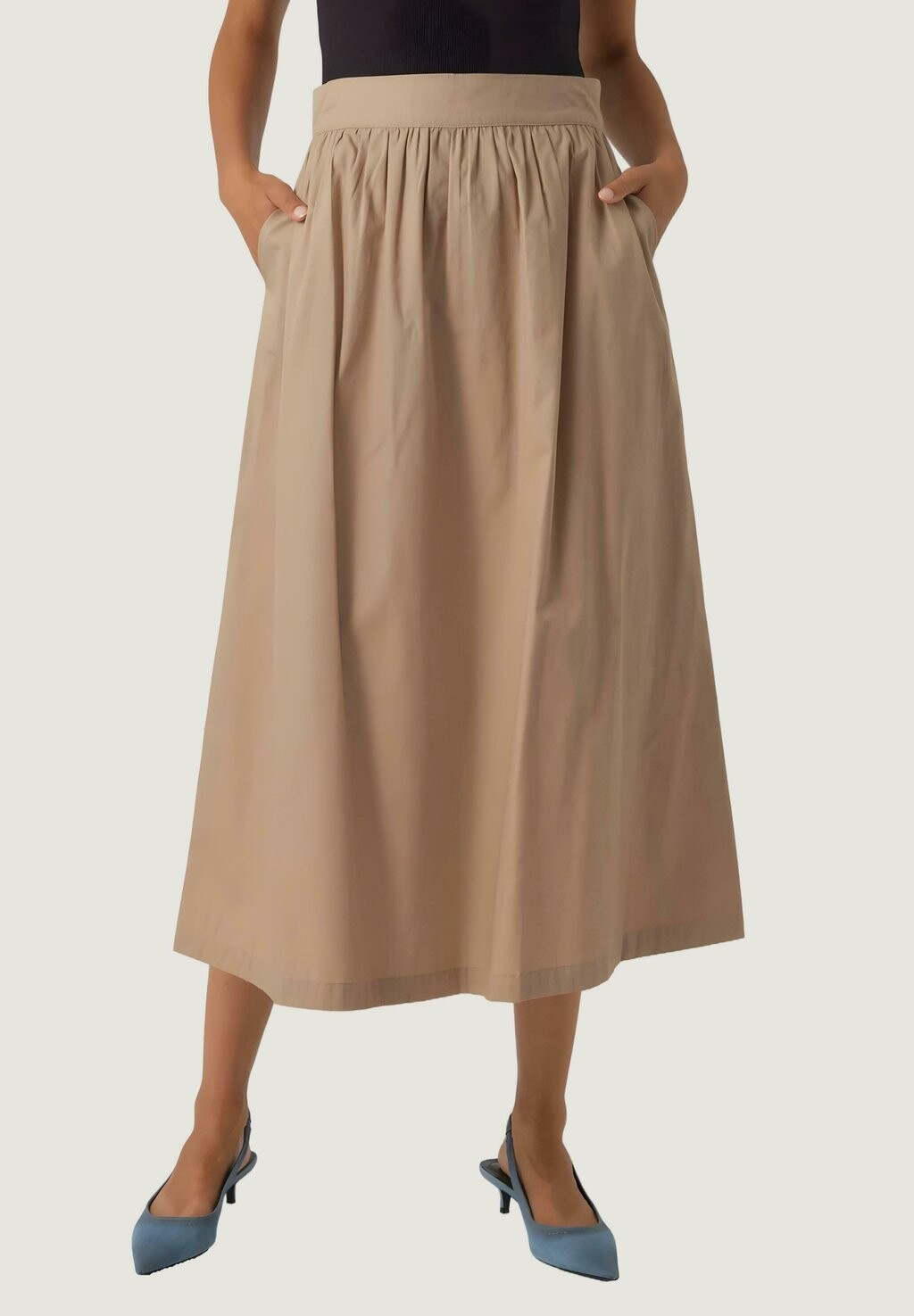 

Юбка-колокольчик Cilla Vero Moda, бежевый