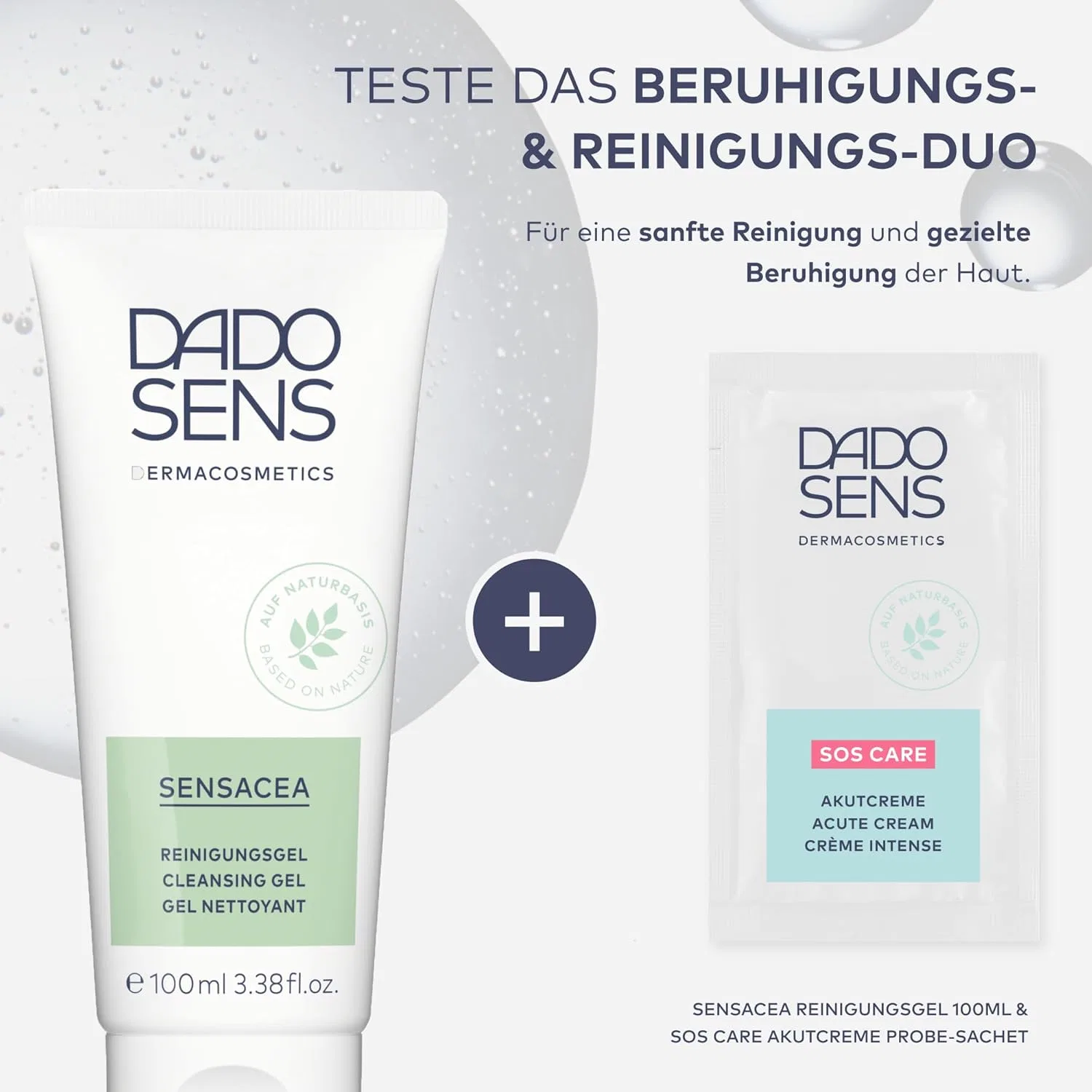 Гель для умывания Dado Sens — Очищающий гель SENSACEA от Naturkosmetik, 100 мл — фото 2